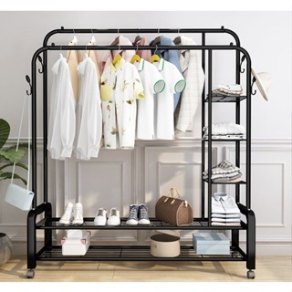 Kệ Treo Quần Áo Túi Xách Tủ Kệ Sào Phơi Đồ Đa Năng Tiện Dụng, Giá Treo Quần Áo Chữ U Khung Kim Loại Nhập Khẩu Cao Cấp