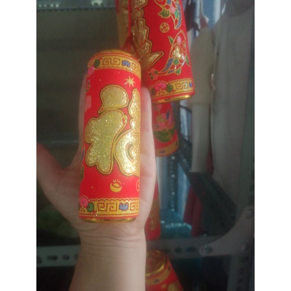 Dây treo  giả pháo bọc nhung treo tết