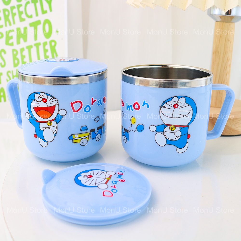 Cốc giữ nhiệt 270ml DORAEMON DOREMON dễ thương cute MON0360