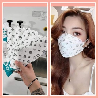 Khẩu trang 4d mask kf94 họa tiết lv hothit