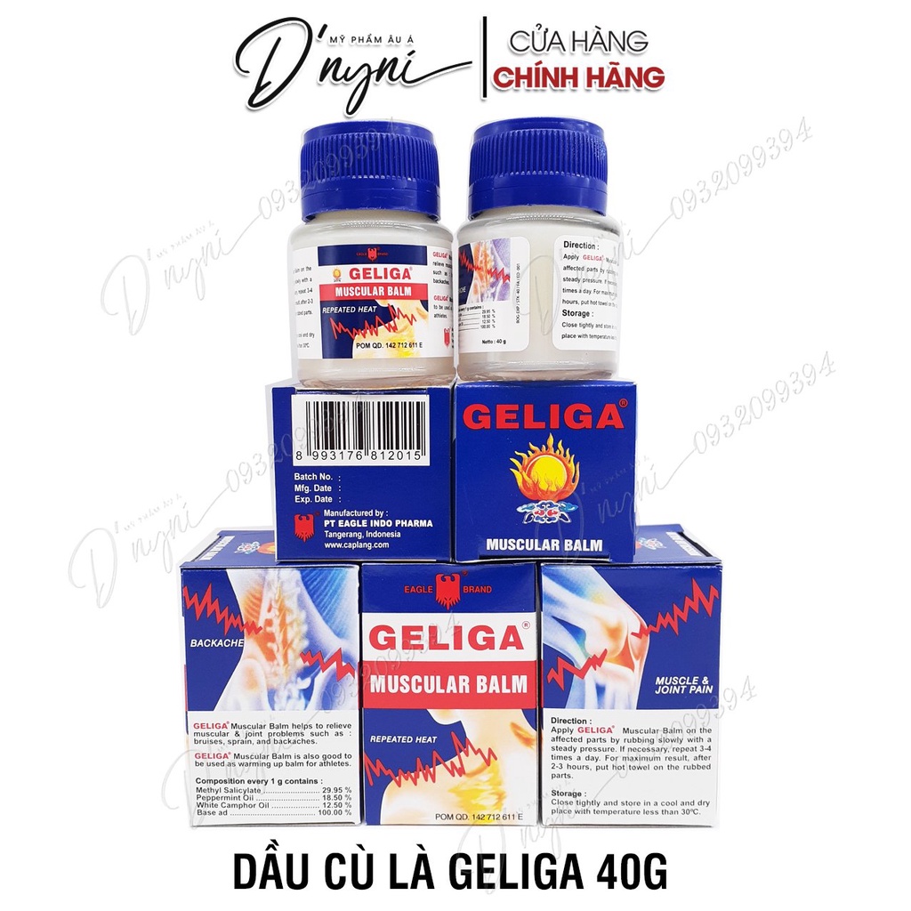 Dầu Cù Là Lửa GELIGA Indonesia