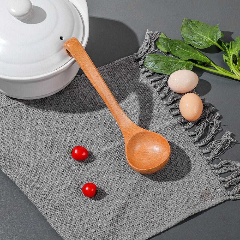 Vá Múc Canh Cán Dài Bằng Gỗ Tự Nhiên Chịu Được Sức Nặng