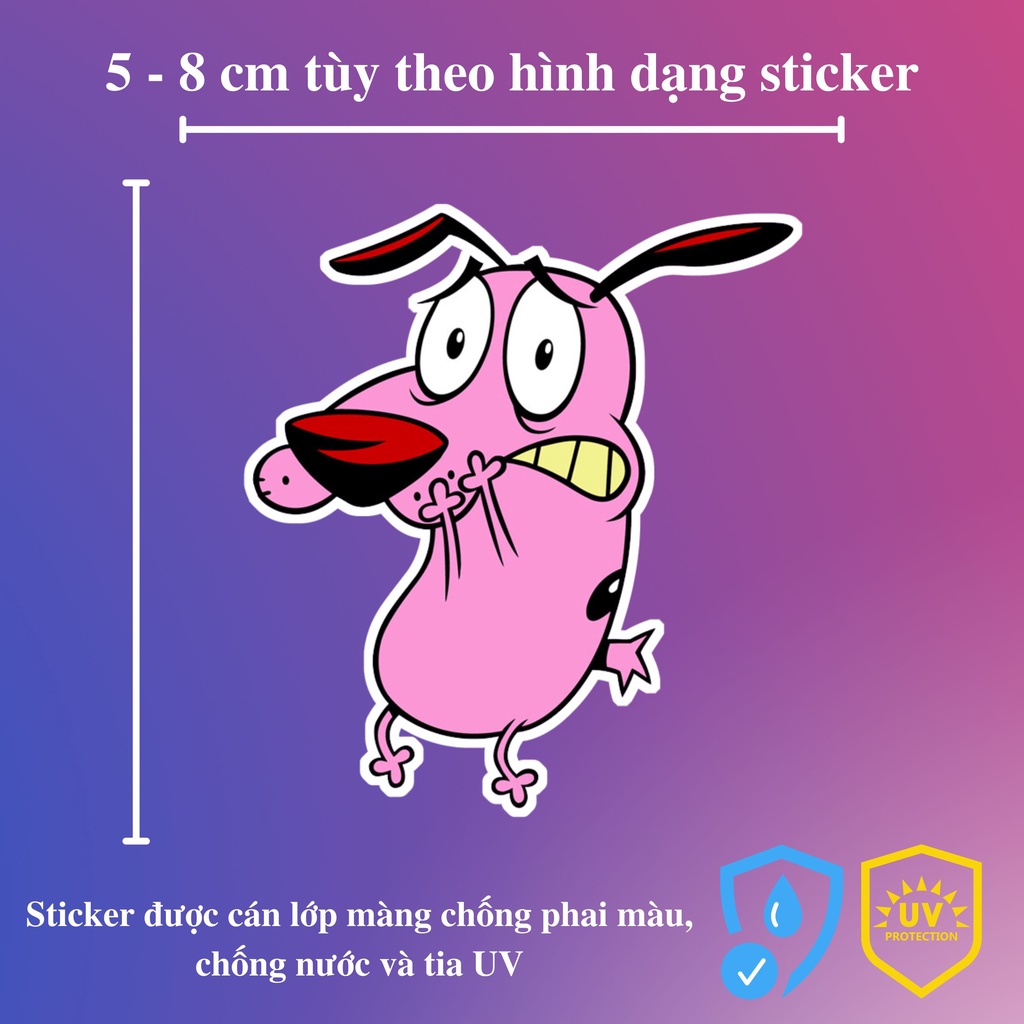 [Set 50 Cái] Sticker cute dán mũ bảo hiểm chống thấm nước, sticker cartoon, nhãn dán điện thoại,laptop,ipad - NB.034