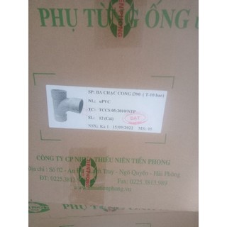 Tê cong phi 90 .110 pvc chính hãng TP