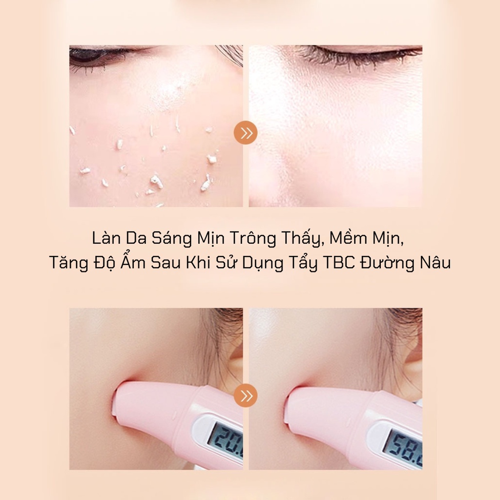 Gel Tẩy Tế Bào Chết Đường Nâu BeautifulHABIT 150gr, Tẩy Da Chết Nhẹ Nhàng, Thải Độc Da, Mịn Da, Nâng Tone Da