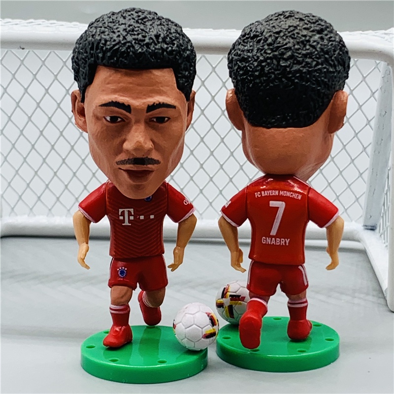 Búp Bê Cầu Thủ Bóng Đá Hoạt Hình Cao 7cm Bundesliga Bayern Lewandowski Sane Costa Muller Alonso Dortmund Sancho Haaland Reus Wolfsburg De Bruyne Collections