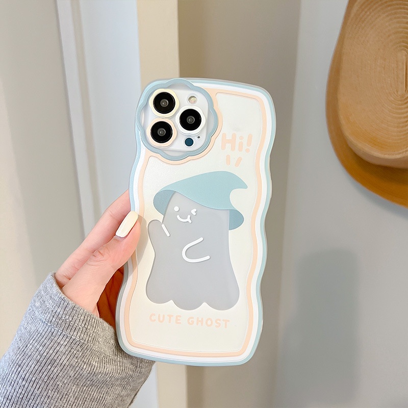 Ốp iphone dẻo Cute Ghost  13promax/ 13pro/ 13/ 12promax/ 12pro/ 12/ 11/ 11promax/ x/ xsmax/ 7plus/ 8plus - Ina Case