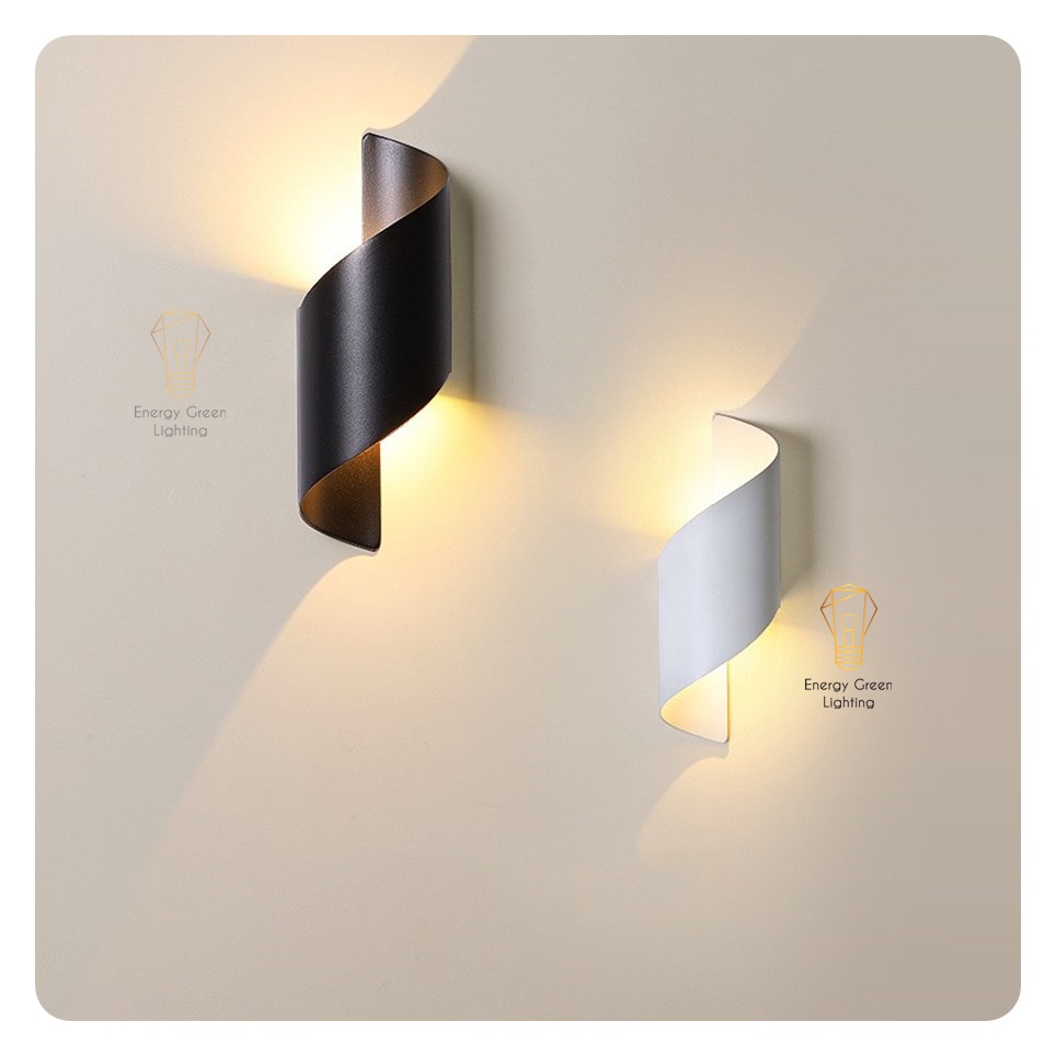 Đèn Tường Energy Green Lighting Cong 2 Đầu Phát Sáng DT-896s Ánh Sáng Vàng - Led Siêu Sáng 10w - Có Video - Chống Nước