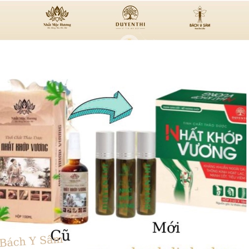 {KHỚP} NHẤT KHỚP VƯƠNG CHÍNH HÃNG -NHẤT MỘC HƯƠNG Tinh Chất Thảo Dược ( hộp 100 ml )