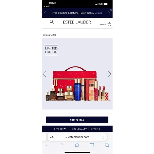 Bảng phấn mắt Estee Lauder tách set hàng từ Mỹ