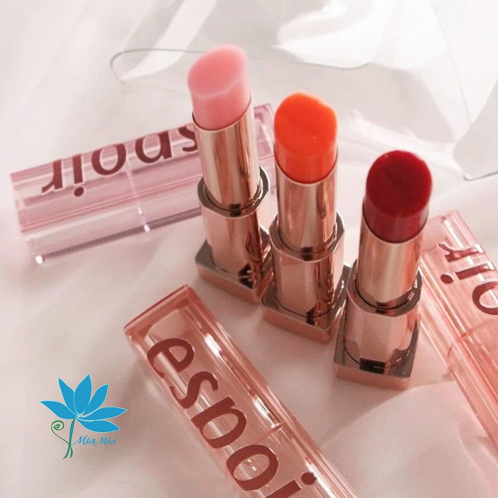 Son Dưỡng Espoir NOWEAR GLOW LIP BALM Shell Pink Hồng Baby Dịu Dành Kẹo Ngọt Cho Môi Căng Mọng