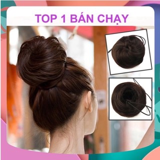 [TÓC GIẢ] 💋TÓC BÚI TRÒN CAO CẤP💋ĐỦ MÀU KÈM HÌNH THẬT