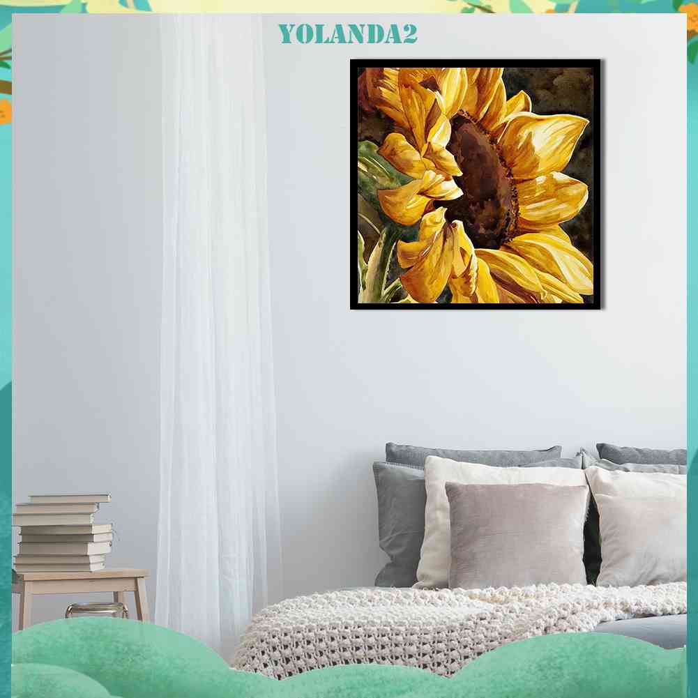 Bộ Tranh Thêu Chữ Thập DIY Hình Hoa Hướng Dương 11CT Yolanda2 /