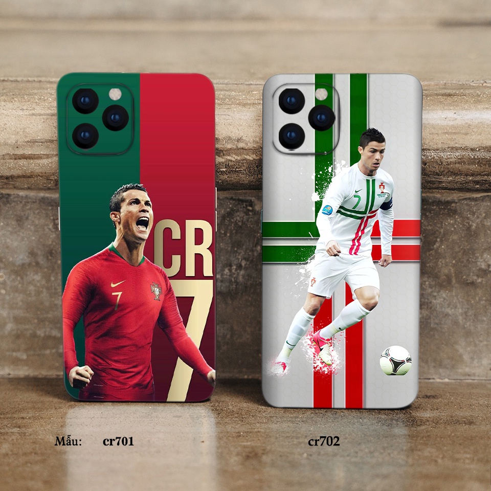 Miếng Dán Skin Ronaldo Bồ Cho Iphone 6/ 7/ 7plus/ X/ XS/ XSMax/11/ 11 ProMax/ 12promax/ 13promax, 14promax, máy khác