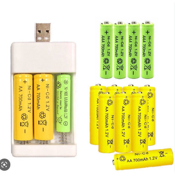 Pin sạc xe điều khiển 1.2v 700mah , 600mah AA và AAA