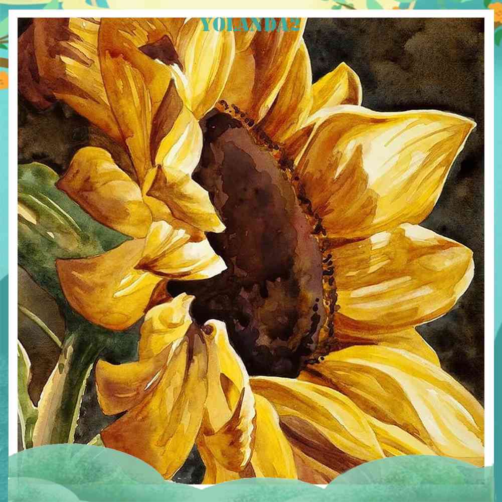 Bộ Tranh Thêu Chữ Thập DIY Hình Hoa Hướng Dương 11CT Yolanda2 /