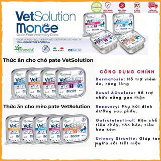 Pate mèo, pate chó chính hãng Monge Vetsolution, Simba, Natufit - hỗ trợ tăng cường sức khỏe cho chó mèo
