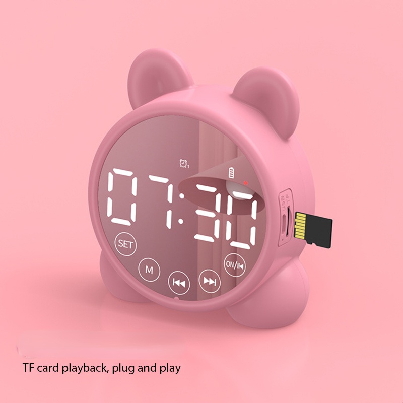 Loa Bluetooth Không Dây Nhỏ Gọn Có Đồng Hồ Báo Thức Để Bàn Hỗ Trợ Thẻ TF / Điện Thoại Di Động Phổ Biến Bán Chạy Nhất | BigBuy360 - bigbuy360.vn