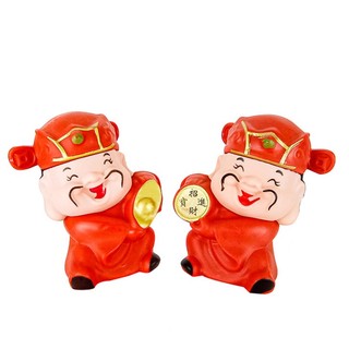 Ông thần tài trang trí Tết, trang trí bánh kem, làm set tài lộc, tháp tỏi
