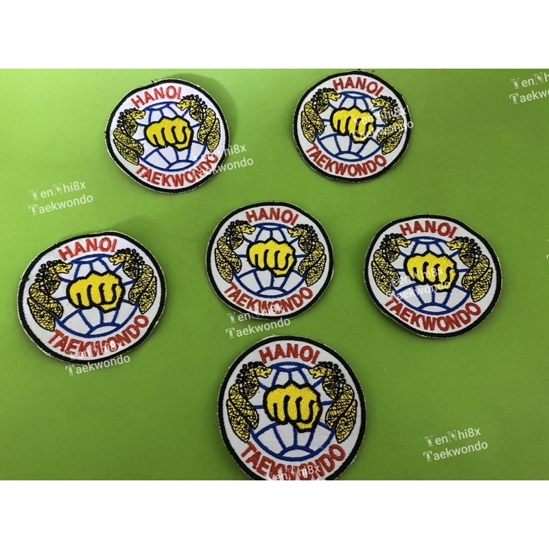Logo Taekwondo Hà Nội. Bản thêu đẹp
