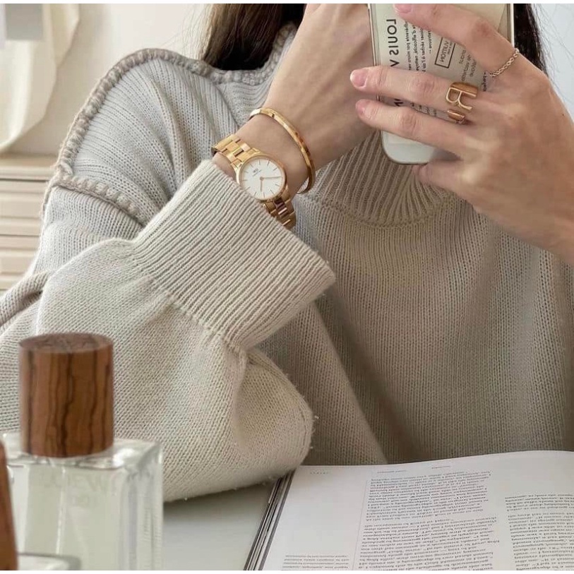 0 Đồng hồ Nam Nữ Daniel Welington Iconic Link dây vàng mặt trắng - DanielStoreVn 0 | BigBuy360 - bigbuy360.vn