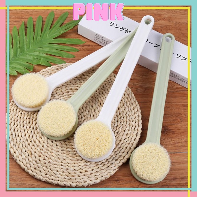 Bàn Chải Chà Lưng Tắm Muji PINKWISH H107 - ( Có Hộp )