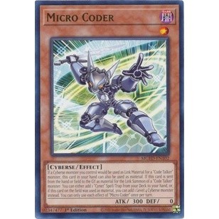 Thẻ bài yugioh - tcg - micro coder / mged-en102'