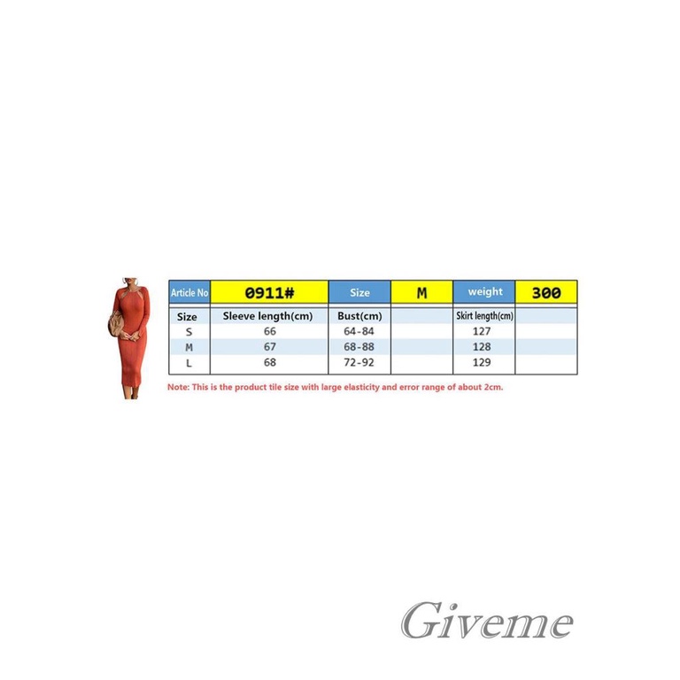 Đầm Dệt Kim Dài Tay Cổ Tròn Màu Trơn Thời Trang Nữ Tính