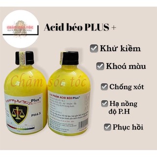Axit béo - axit plus khử kiềm, chống sót, phục hồi hư tổm | sản phẩm chính hãng | axit béo plus tnt 450ml |