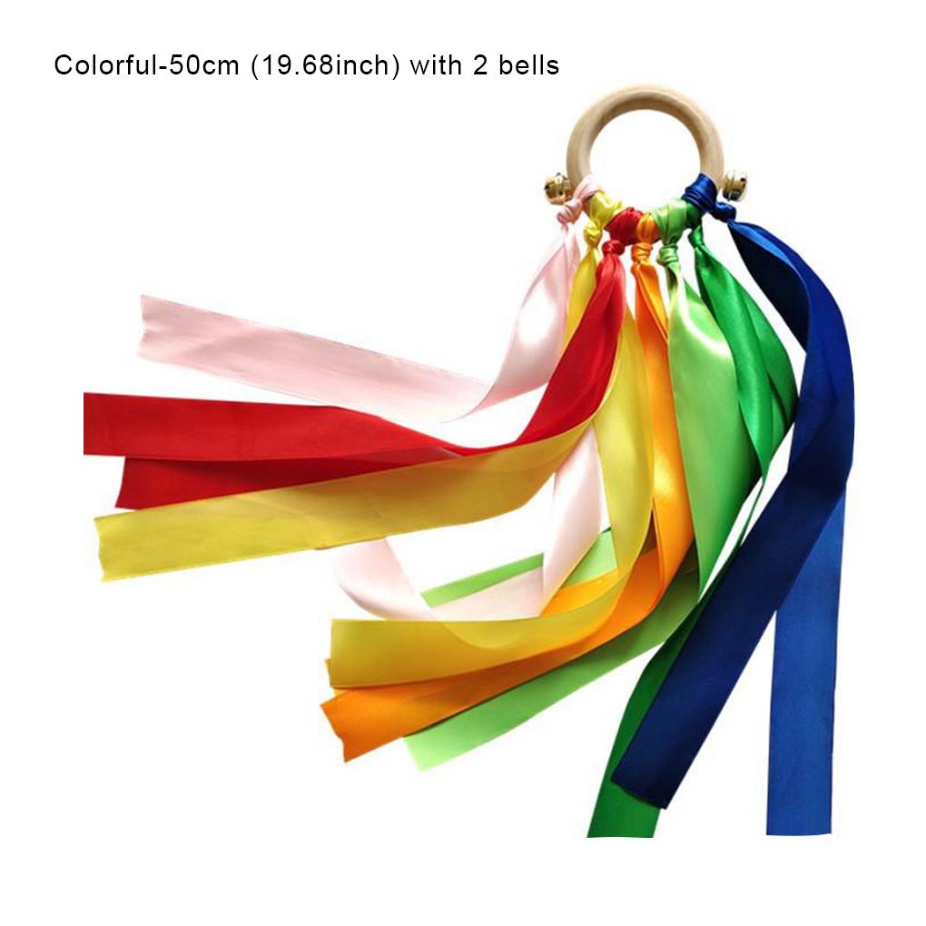 Vòng Gỗ Ruy Băng Tập Nhảy Thể Dục Chuyên Nghiệp Có Thể Tái Sử Dụng Cho Trẻ Em