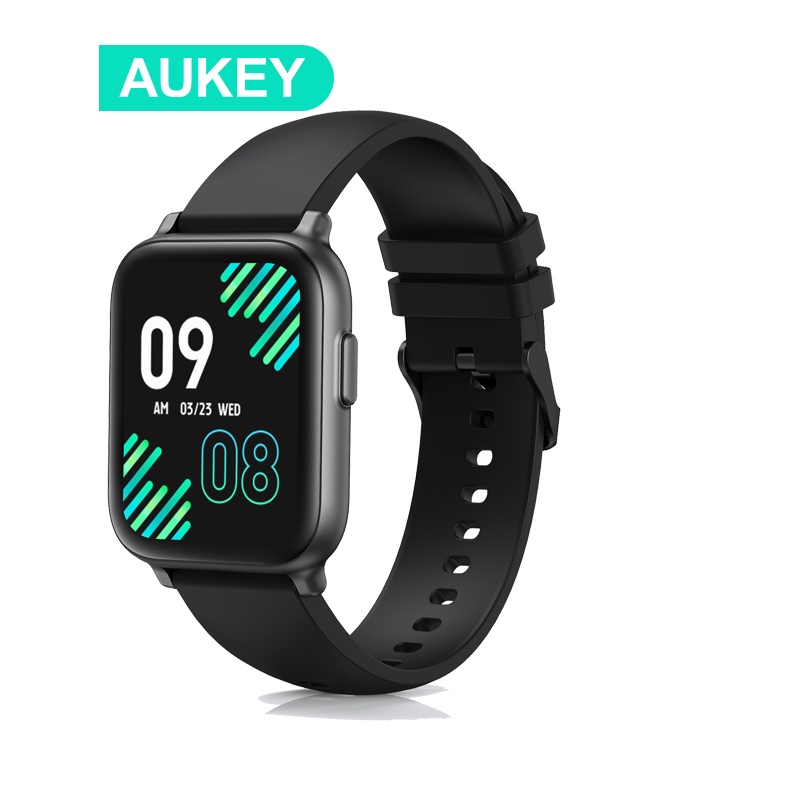 Đồng Hồ Thông Minh AUKEY SW-1 smart watch Kết Nối Điện Thoại,Thay Được Hình Nền , Nhận Thông Báo,1.69 inch, IPX68 Hỗ Trợ iOS & Android