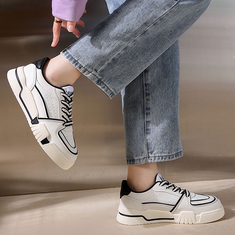 Giày Thể Thao Đế Dày Phong Cách Hàn Quốc Thời Trang Cho Nữ