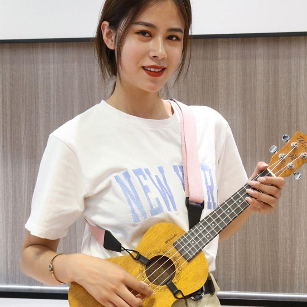 HECCEH Dây Đeo Đàn Ukulele 7 Màu