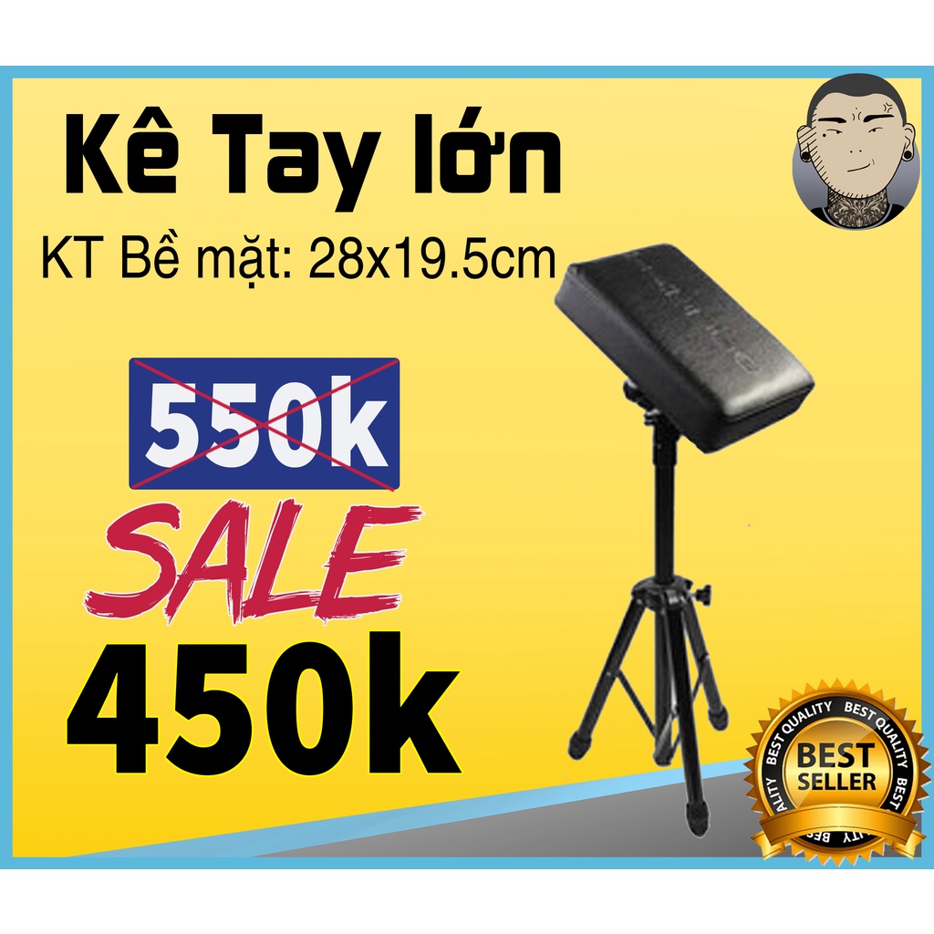 Kê Tay xăm hình Lớn Loại xịn - Giá đở tay xăm hình màu đen Tiệm Xăm Thiên Đường