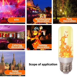 Conopery Đèn led ngọn lửa ngọn lửa hiệu ứng lửa nhấp nháy động ngoài trời cho e27
