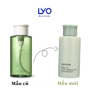 Nước Tẩy Trang Trà xanh Innisfree Green Tea Hydrating Amino Acid Cleansing Water 300ml mẫu mới 2022