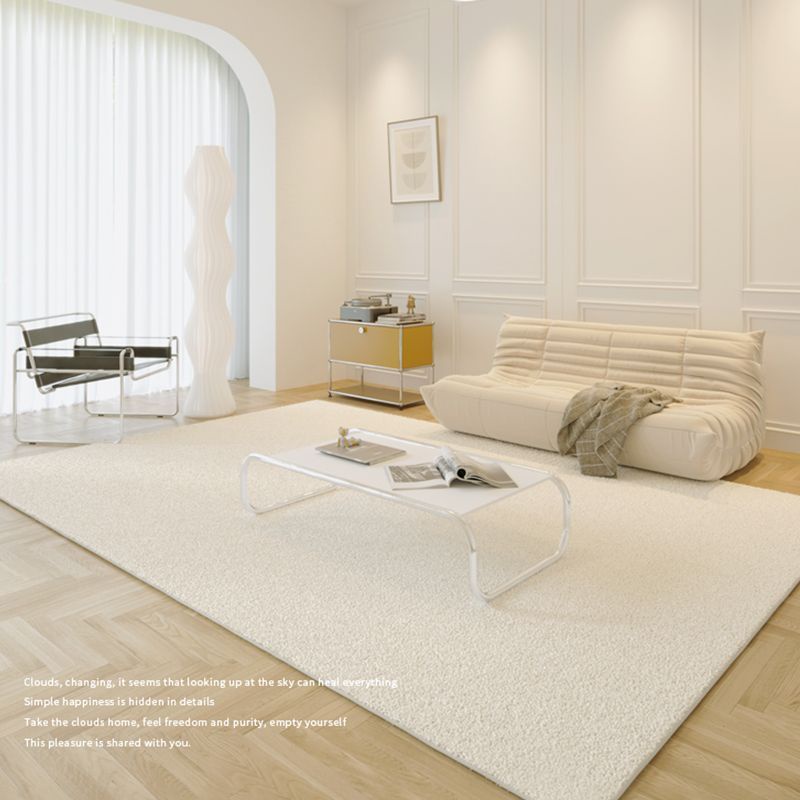 Thảm lông trải sàn lót sàn phòng khách trải giường phòng ngủ thảm lông trắng loang mịn chụp carpet trải sàn decor 140*200cm