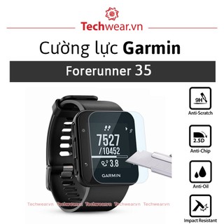 Kính cường lực đồng hồ Garmin Forerunner 35 | độ cứng 9H viền 2.5D hàng xịn có sẵn giao ngay trong nước