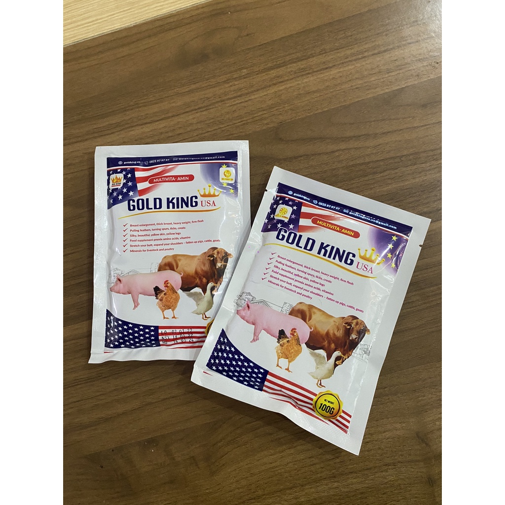 GOLDKING USA Siêu Vỗ Béo Vật Nuôi