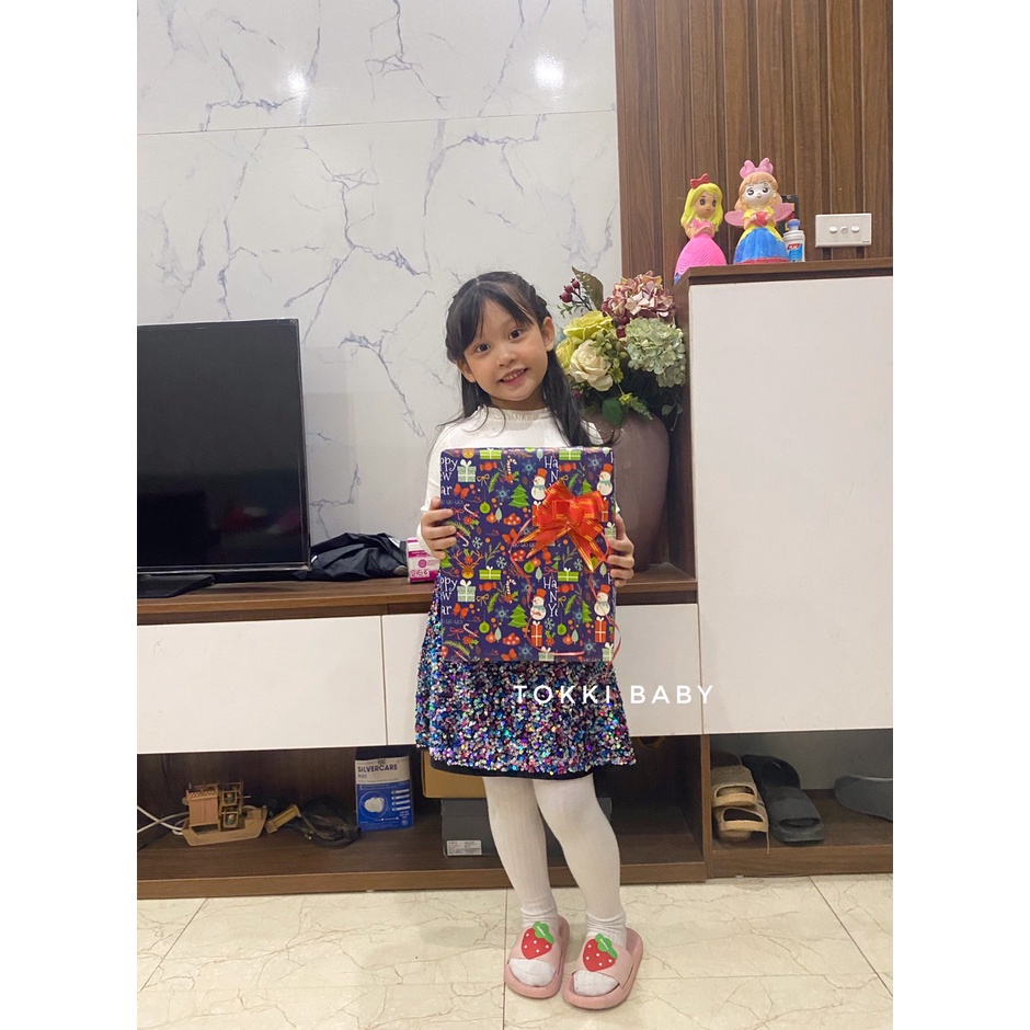 Chân váy saquin lấp lánh cho bé gái VGE002