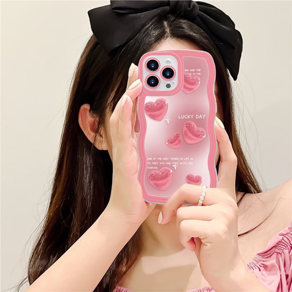 Ốp Điện Thoại TPU Mềm Họa Tiết Hoa Tulip Viền Lượn Sóng Cho iPhone 11 14 12 13 Pro MAX 7 8 Plus 6s Plus XR 14Plus XS MAX SE 2020