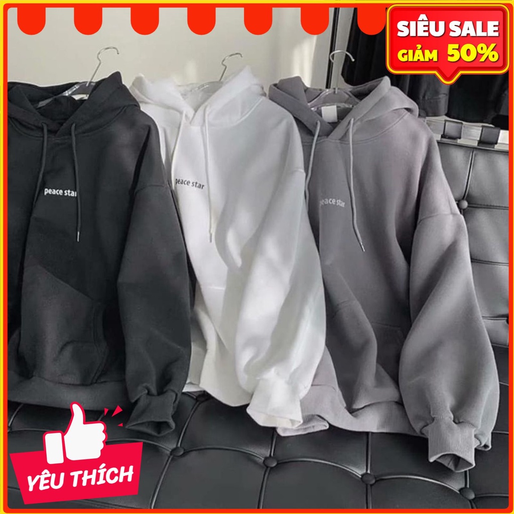 Áo hoodie nam nữ Peace minaxyz,Áo khoác sweater nỉ dáng rộng chất đẹp