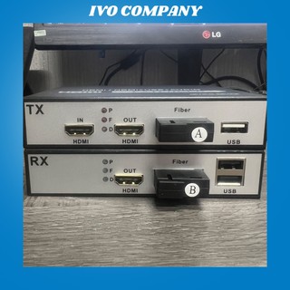 Cặp Converter Quang HDMI và USB 1080P