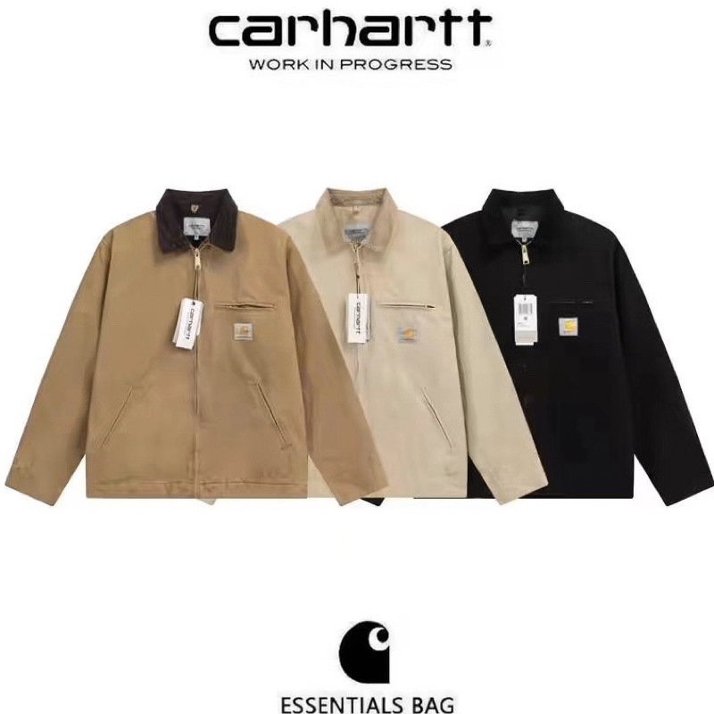 ⚡️[ORDER]⚡️[ẢNH THẬT] Áo Khoác ‪‪Carhartt WIP/‬Carhartt ‪Detroit organic jacket-Carhartt Duck Detroit Jacket-Áo Carhartt