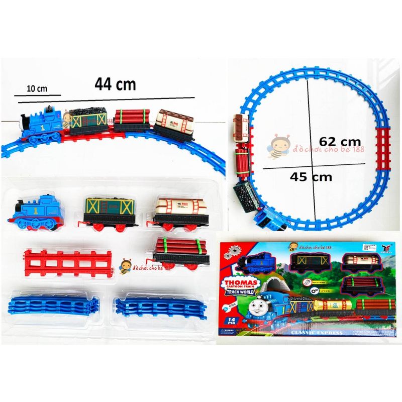 - Đồ chơi đường ray xe lửa tàu hỏa Thomas , classic