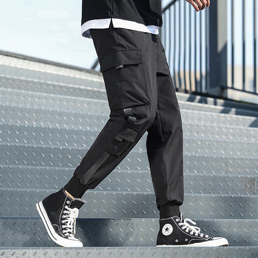 Quần jogger túi hộp thể thao nam viền dây cá tính SOZO - JOGGER NAM 9000055