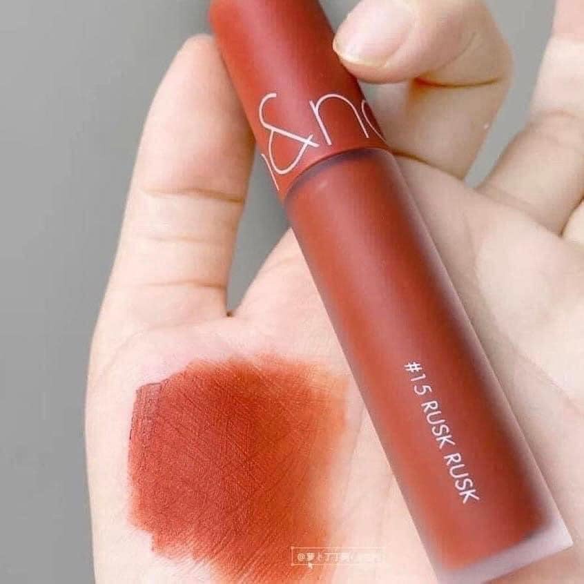Son Romand Zero 15 Rusk Rusk Cam Cháy Son Kem Lì Romand Zero Velvet Lip 5g