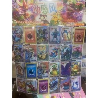 Vỉ 24 tập thẻ bài pokemon tập 5 thẻ