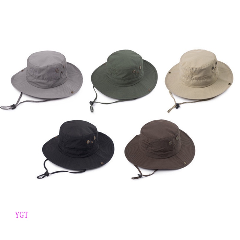 Ygt Mũ Bucket Chống Nắng Chống Thấm Nước Nhanh Khô Có Thể Gấp Gọn Tiện Dụng Cho Nam Và Nữ