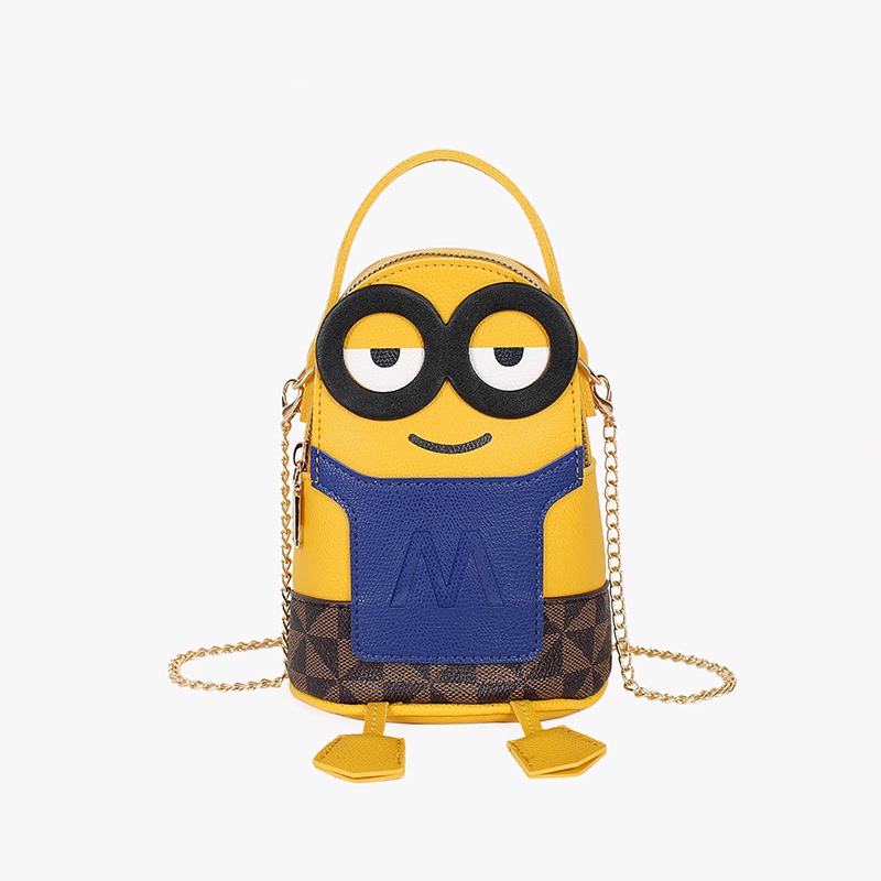 Túi Đựng Điện Thoại Đeo Vai Cỡ Lớn Hình Minion Thời Trang Cho Cặp Đôi